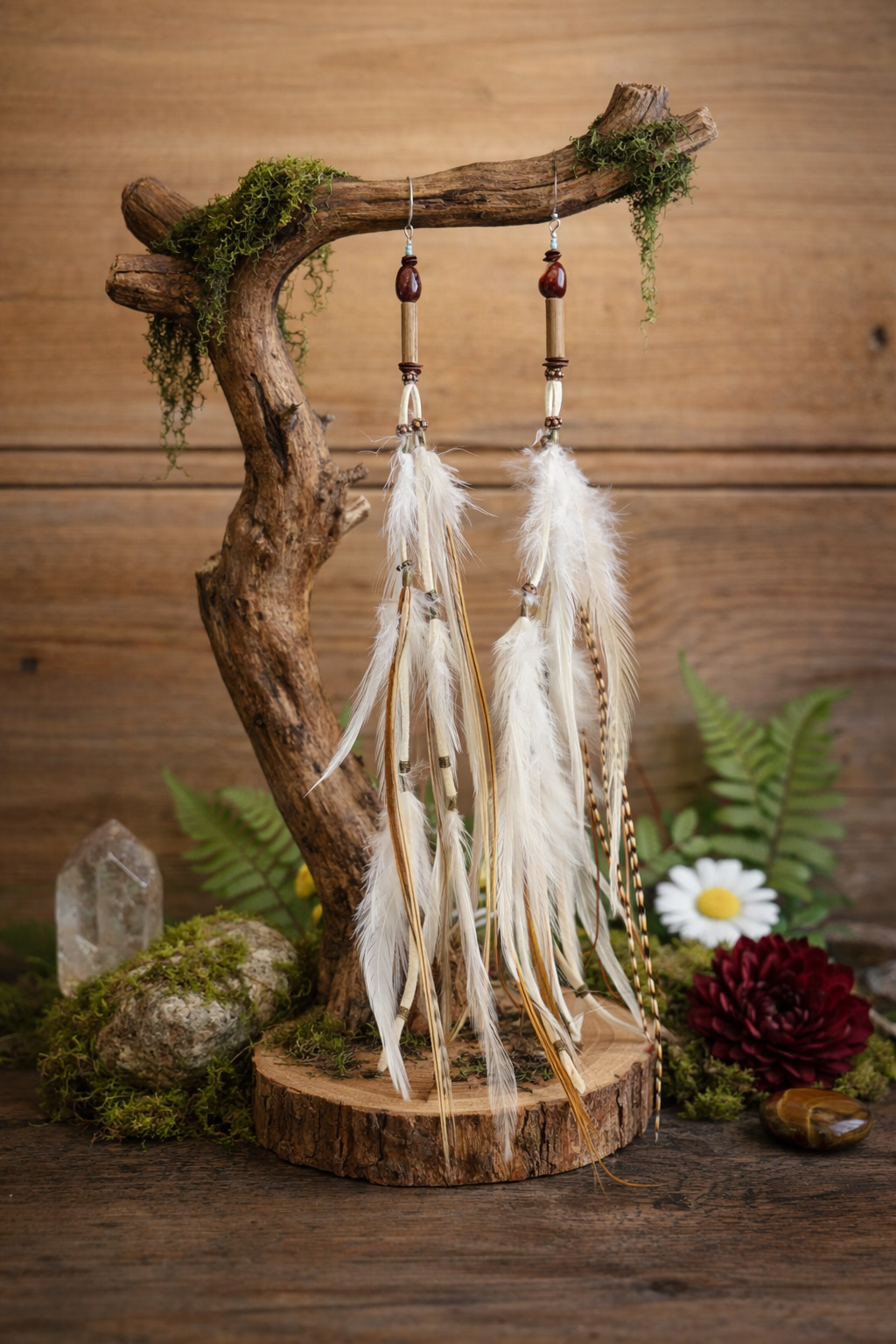 Wisdom Spirit Feather Earrings